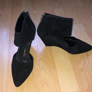 Pied Juste Anthropologie Black D'orsay Wedges